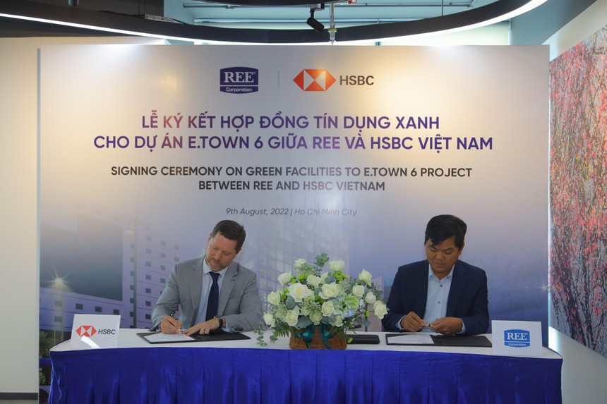 HSBC cấp 900 tỷ đồng tín dụng xanh cho dự án bất động sản E-Town 6 của REE