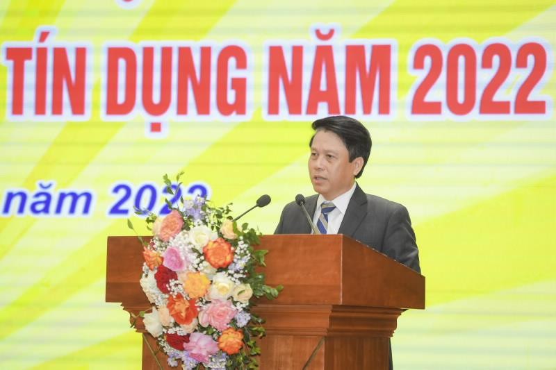 Phó thống đốc Phạm Tiến Dũng phát biểu tại sự kiện