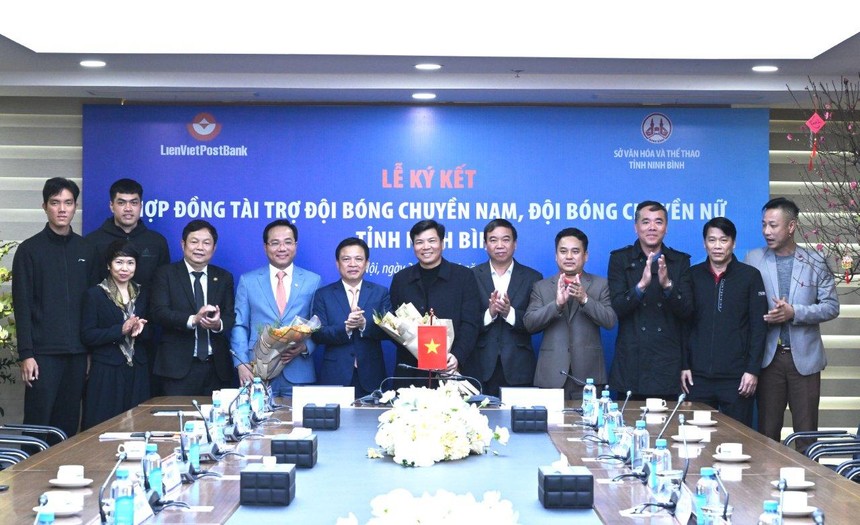 LienVietPostBank tài trợ đội bóng chuyền Nam – Nữ Ninh Bình