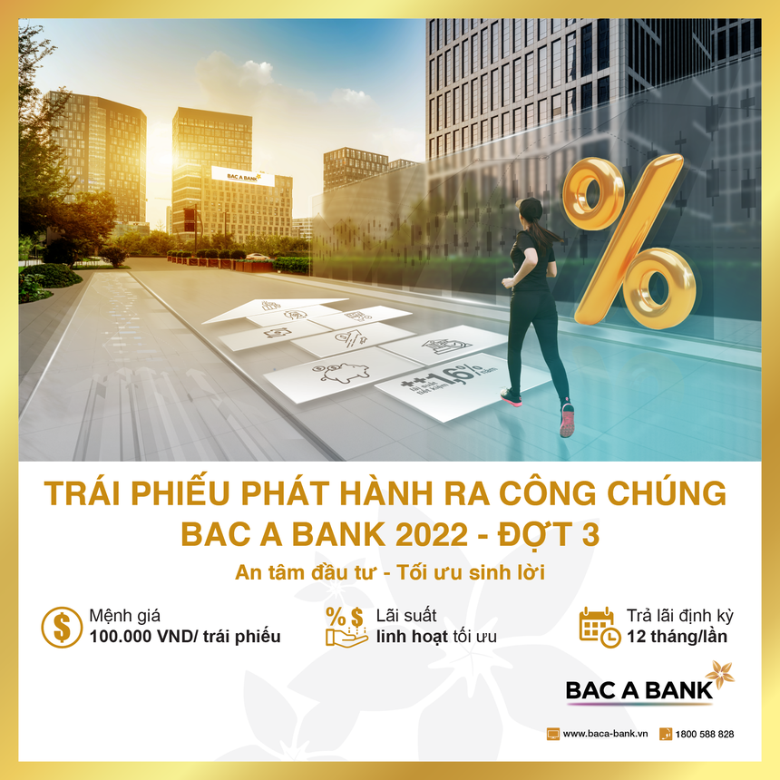Bac A Bank phát hành hơn 3.000 tỷ đồng trái phiếu ra công chúng