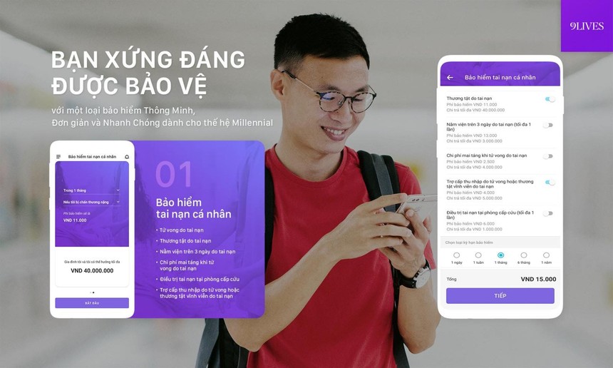 9Lives ra mắt ứng dụng bảo hiểm chuyên biệt cho thị trường Việt Nam