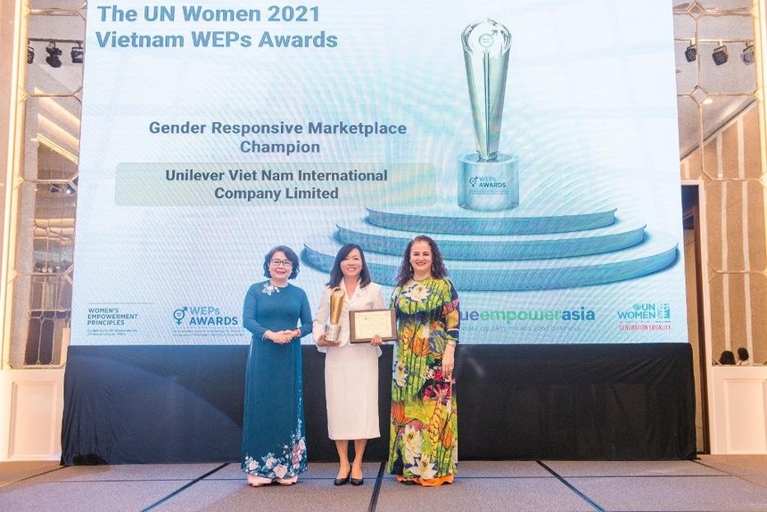 Unilever Việt Nam Giải nhất WEPs năm 2021 ở hạng mục “Bình đẳng giới tại thị trường”
