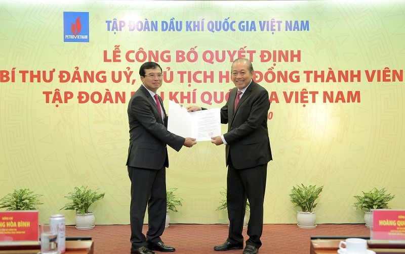 Ông Hoàng Quốc Vượng đảm nhiệm vị trí Chủ tịch HĐTV Tập đoàn Dầu khí Việt Nam.