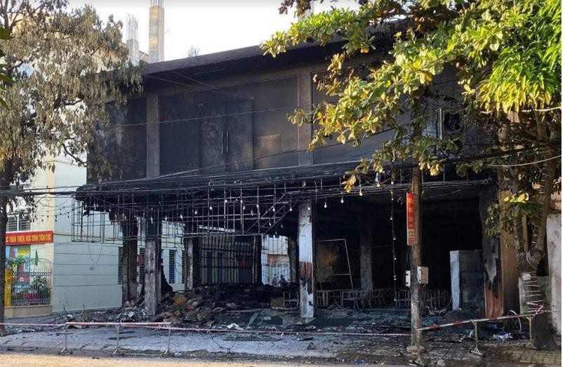 Hiện trường vụ cháy khiến 6 người tử vong tại Nghệ An