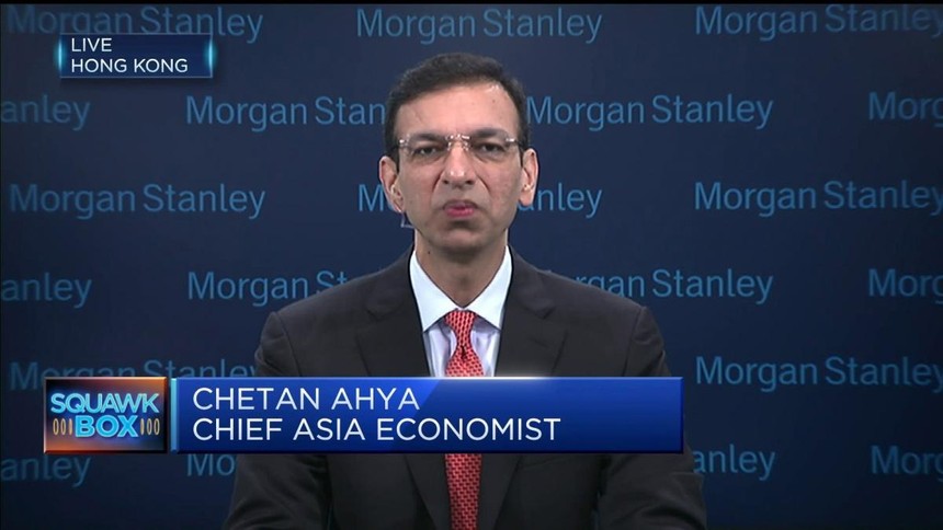 Ông Chetna Ahya, nhà kinh tế trưởng khu vực châu Á ngân hàng Stanley Morgan. (Ảnh: CNBC)