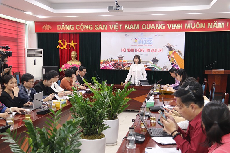 Phó Giám đốc HPA Nguyễn Thị Mai Anh phát biểu tại hội nghị