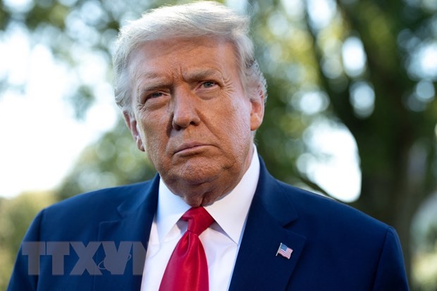 Cựu Tổng thống Mỹ Donald Trump đang là ứng cử viên hàng đầu của đảng Cộng hòa trong cuộc đua vào Nhà Trắng. (Ảnh: AFP/TTXVN) 