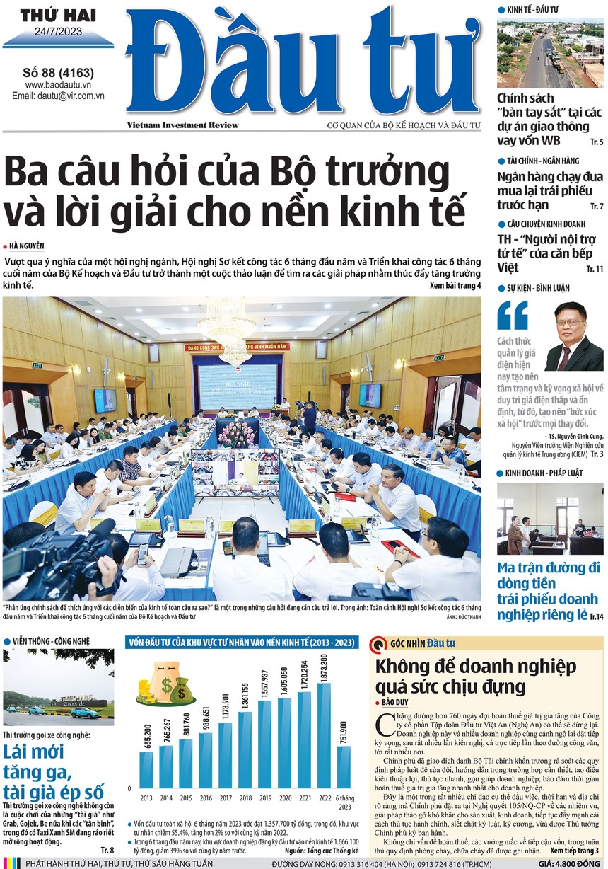 Báo Đầu tư số 88 Tin nhanh chứng khoán