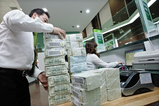 Năm 2013, Vietcombank đạt 5.744 tỷ đồng lợi nhuận