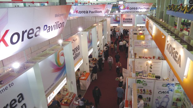 Vietnam Expo thường xuyên có sự góp mặt của các doanh nghiệp Hàn Quốc      