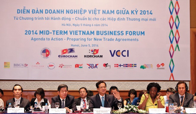 VBF giữa kỳ 2014 có sự tham dự của Thủ tướng Nguyễn Tấn Dũng cùng các bộ ngành liên quan