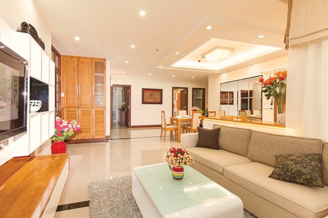 Him Lam Riverside giới thiệu thiết kế nội thất căn hộ 145 m2