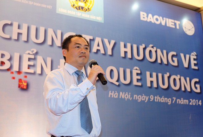 Ông Nguyễn Quang Phi, Tổng giám đốc Tập đoàn Bảo Việt