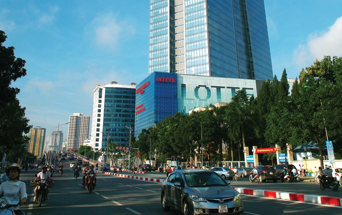 Lotte Center Hà Nội, với tổng vốn đầu tư 400 triệu USD vừa đi vào hoạt động     