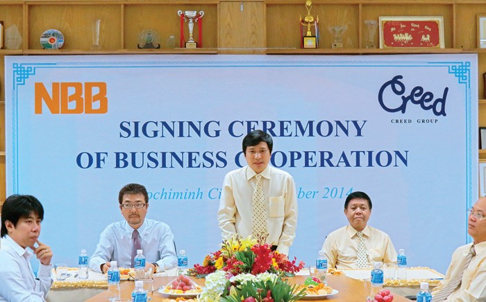 Lễ ký kết Hợp đồng hợp tác kinh doanh giữa CTCP Đầu tư Năm Bảy Bảy (NBB)  và Công ty Creed Asia Invesment (Creed)