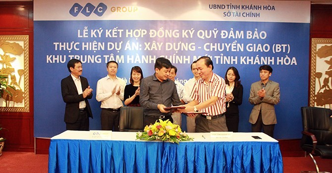 Lễ kết Hợp đồng ký quỹ đảm bảo thực hiện dự án Khu trung tâm hành chính mới tỉnh Khánh Hòa