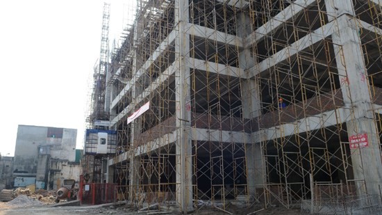 Tòa nhà N3 tập thể Nguyễn Công Trứ được vay vốn ưu đãi để hoàn thành trong tháng 9/2015