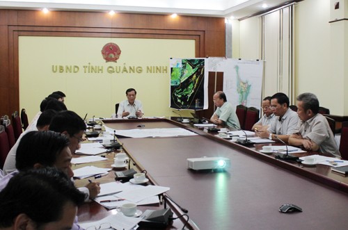 Ông Đỗ Thông, Phó chủ tịch Thường trực UBND tỉnh Quảng Ninh tại cuộc họp ngày 29/9
Ảnh: quangninh.gov.vn