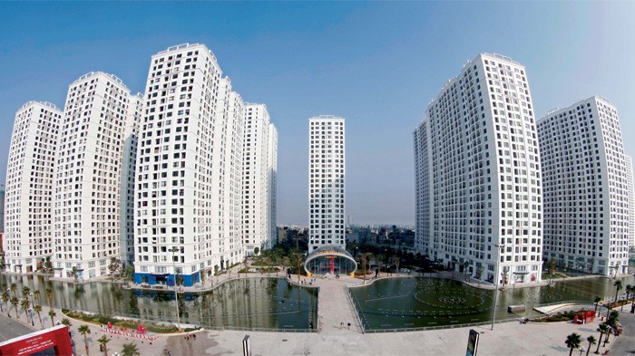 Thương hiệu Vinhomes đang đặt dấu ấn mạnh mẽ tại cả Hà Nội và TP. HCM trong dòng bất động sản cao cấp (ảnh:  Khu đô thị Times City tại Hà Nội) - Ảnh: Hoài Nam