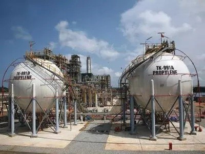 Kho chứa sản phẩm của Nhà máy Lọc dầu Dung Quất