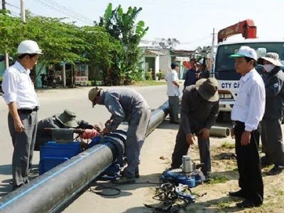 Thi công đường ống cấp nước sạch tại Đà Nẵng