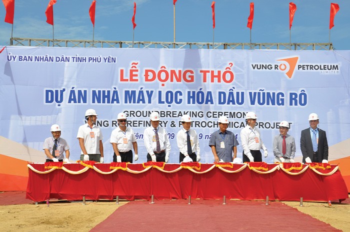 Dự án Lọc dầu Vũng Rô được xem là bước đệm đủ mạnh để đưa kinh tế Phú Yên cất cánh             ảnh: Hoàng Thủy