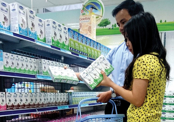 Sữa tươi Vinamilk 100% đứng đầu thị trường Việt Nam
