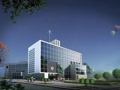 Mô hình Tòa nhà khám, chữa bệnh của Bệnh viện Giao thông - Vận tải Trung ương