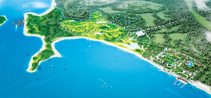 Phối cảnh Dự án Quần thể sân golf, resort, biệt thự nghỉ dưỡng và giải trí cao cấp FLC 
Quy Nhơn