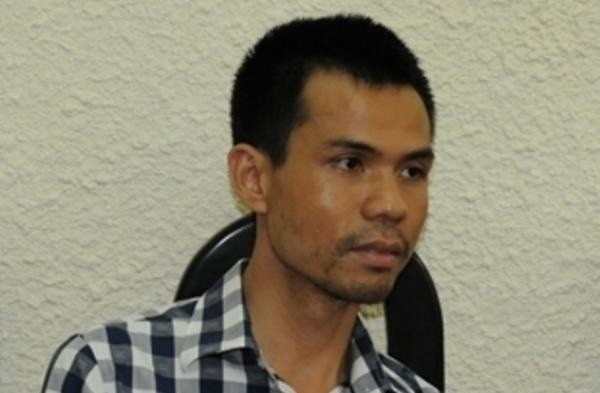 Đối tượng Lê Minh Quang tại cơ quan điều tra