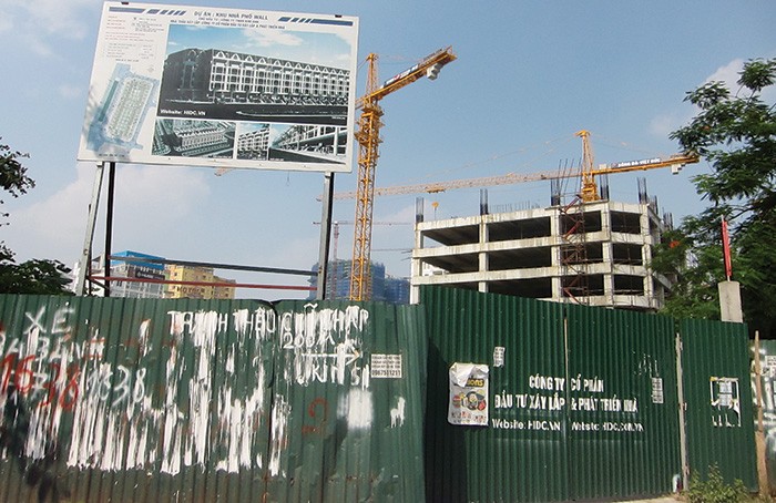 Dự án Khu nhà Phố Wall vẫn “đắp chiếu” dù các căn nhà được rao bán trên thị trường có giá từ 20 - 60 tỷ đồng/căn - Ảnh: Trọng Tuyến