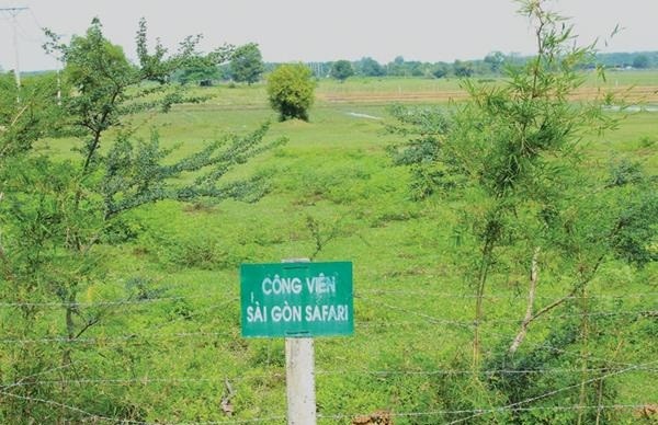 Dự án Công viên Sài Gòn Safari hiện bất động sau hơn một thập kỷ triển khai