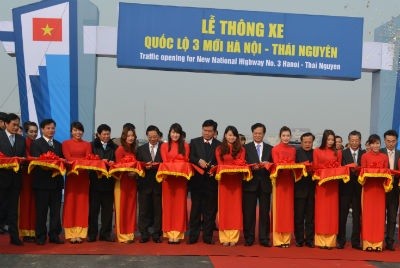 Ngày 18/1/2014, Thủ tướng Chính phủ Nguyễn Tấn Dũng đã cắt băng thông xe Quốc lộ 3 mới Hà Nội - Thái Nguyên.