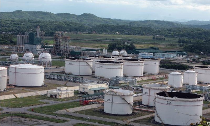 Nhà máy Lọc dầu Dung Quất - dự án lọc hóa dầu duy nhất tại Việt Nam đã đi vào hoạt động. Ảnh: Đ.T