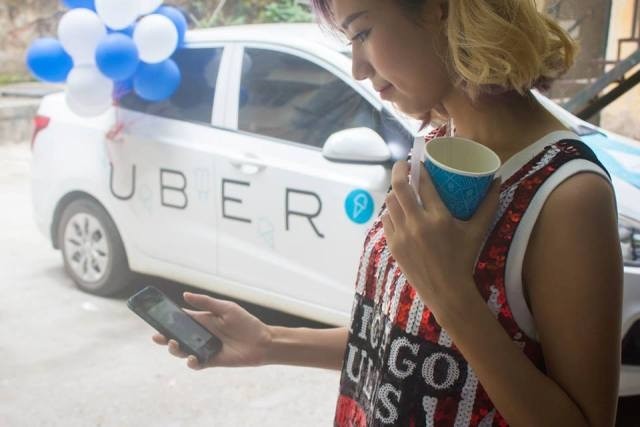 Dịch vụ Uber đang thu hút khách hàng, nhất là ở thị trường TP.HCM