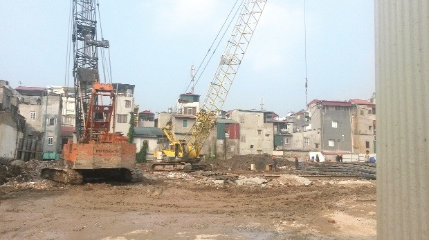 Dự án Star Tower ngõ 283 Khương Trung đang gây áp lực lớn cho giao thông khu vực