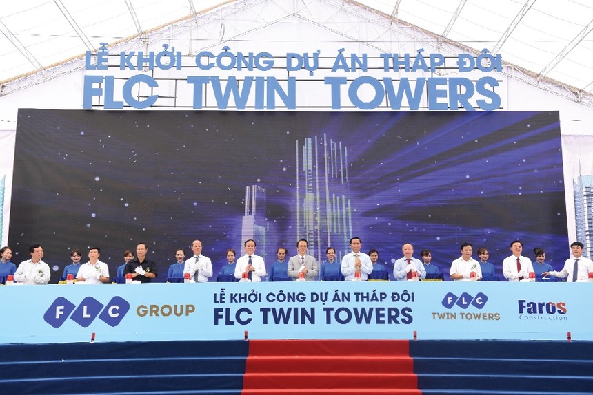Dự án Tháp đôi FLC Twin Towers đã được Tập đoàn FLC khởi công ngày 8/8/2015