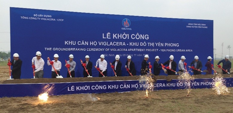 Viglacera khởi công nhà ở công nhân tại KCN Yên Phong