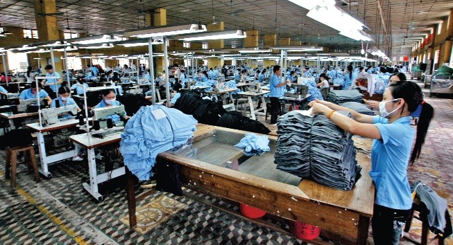Nhiều doanh nghiệp dệt may đã có bước phát triển cao trong phương thức sản xuất