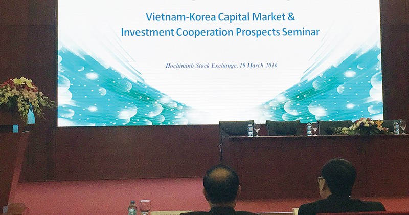 Nhà đầu tư Hàn Quốc quan tâm thị trường chứng khoán Việt Nam