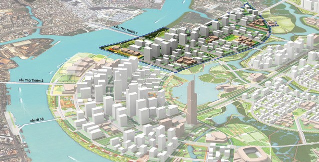 Hơn 3.300 tỷ đồng xây khu dân cư trong đô thị Thủ Thiêm
