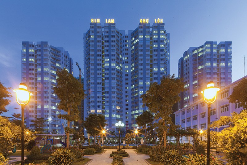 Toàn cảnh khu Chung cư cao cấp Him Lam Chợ Lớn, quận 6 - Khu căn hộ giành giải "căn hộ tốt nhất 2015" do BCI ASI trao tặng