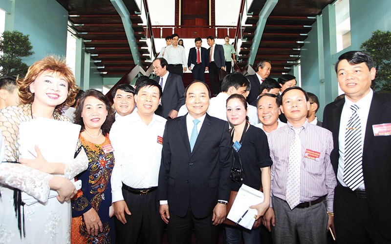 Hơn 500 DN, doanh nhân đã tham dự Hội nghị doanh nghiệp Việt  - Động lực phát triển kinh tế do Thủ tướng Nguyễn Xuân Phúc chủ trì
