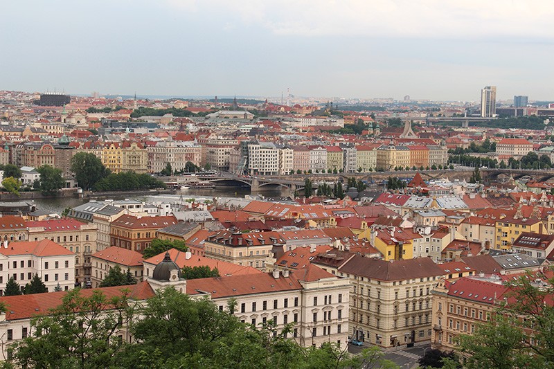 Toàn cảnh Praha nhìn từ trên cao