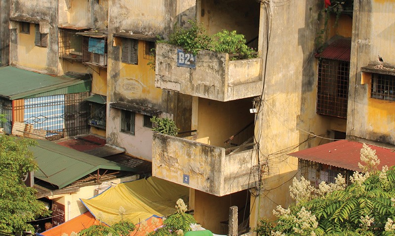 Nhiều dự án cải tạo chung cư cũ tại Hà Nội được phép xây tối đa đến 24 tầng. Ảnh: Dũng Minh