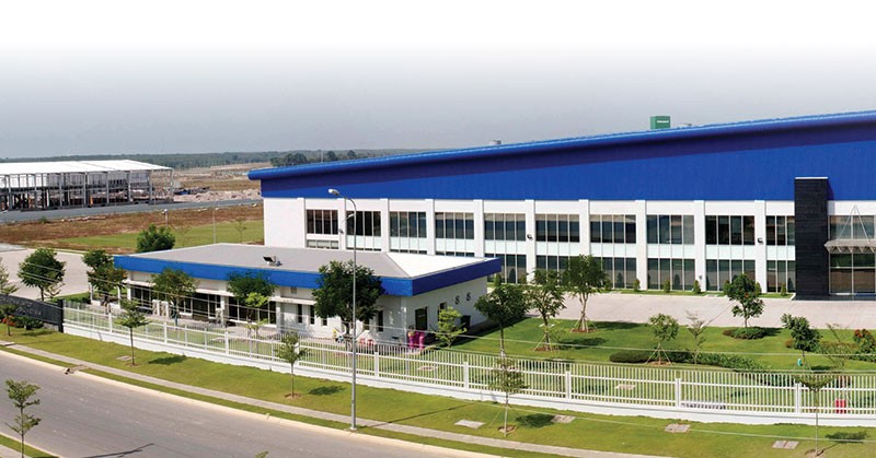 Nhà máy TBC Ball ở Khu công nghiệp Việt Nam - Singapore tỉnh Bình Dương, công trình sử dụng vật liệu giúp tiết kiệm năng lượng