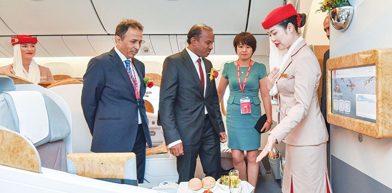 Trải nghiệm khoang hạng Nhất trên máy bay của Emirates tại Việt Nam