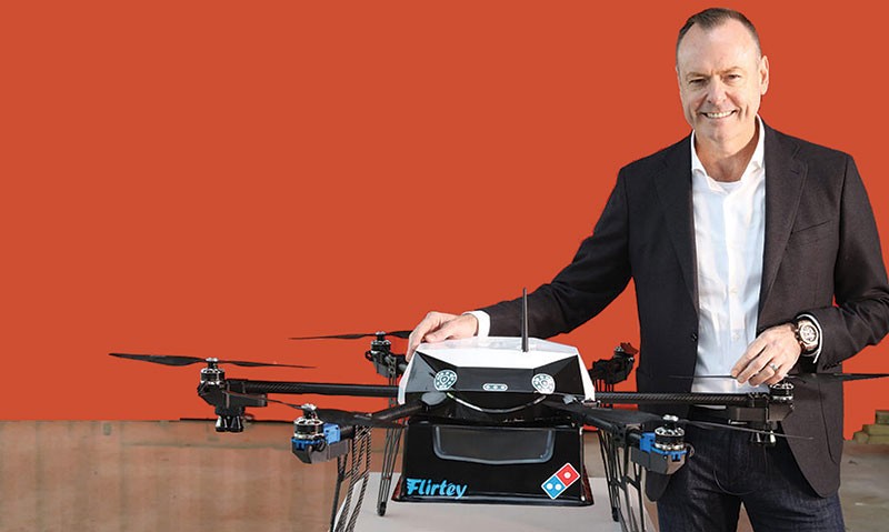 CEO Domino: Ý tưởng giao pizza bằng máy bay không người lái