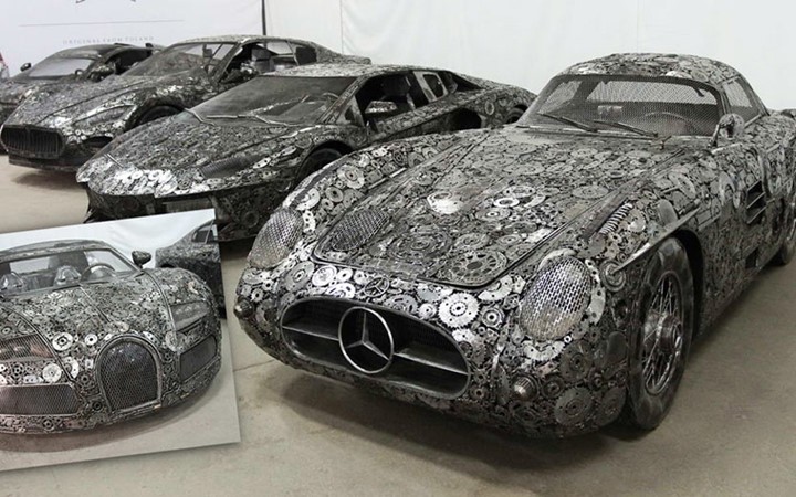 Các nghệ sĩ trên thế giới tụ hội về Ba Lan để chế tạo siêu xe từ phế liệu