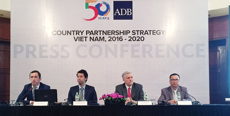 CPS của ADB dành cho Việt Nam giai đoạn 2016 - 2020 sẽ hỗ trợ cho các hoạt động đầu tư và cải cách chính sách
